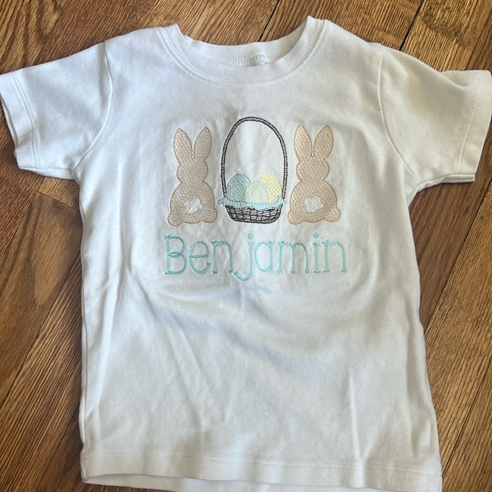 Benjamin Easter embroidered shirt